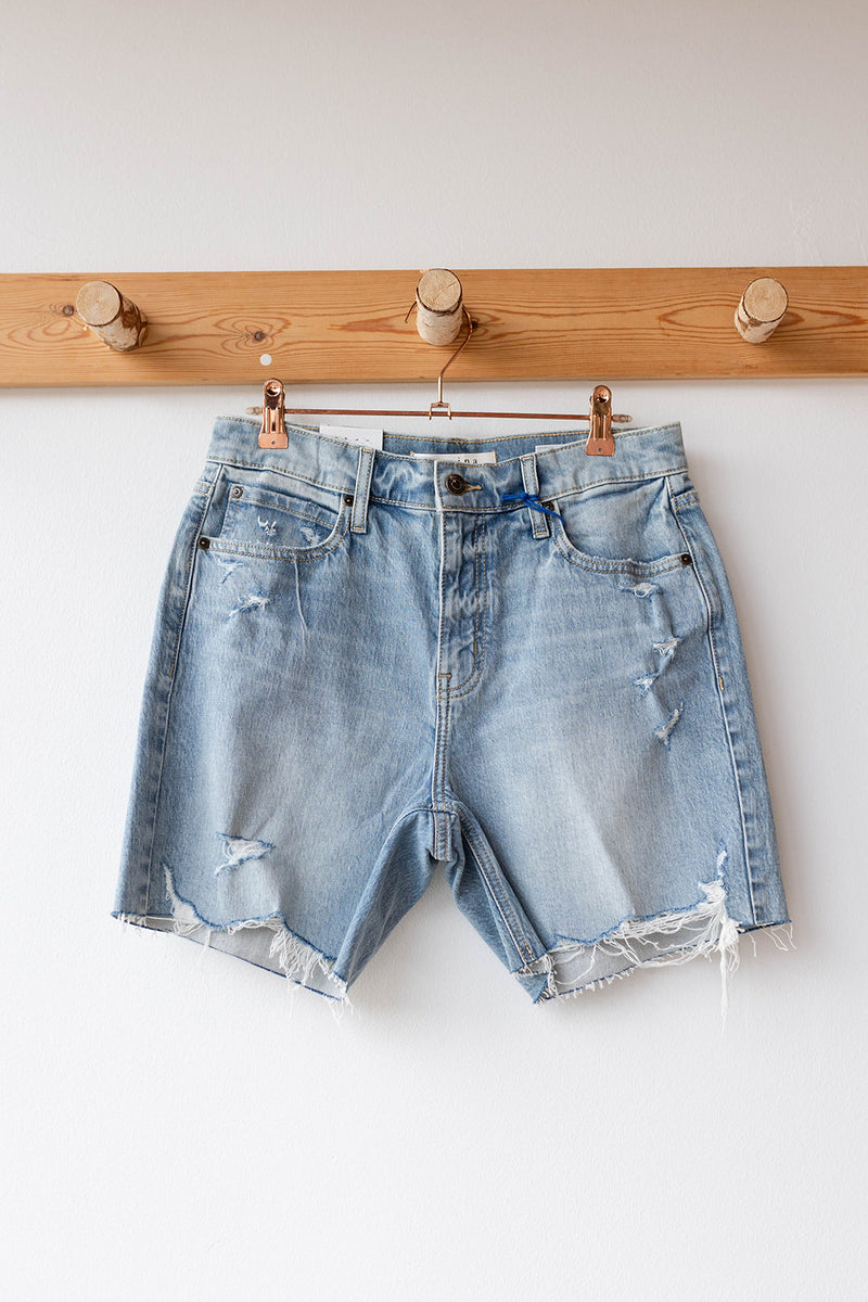 mode, wren super high rise shorts
