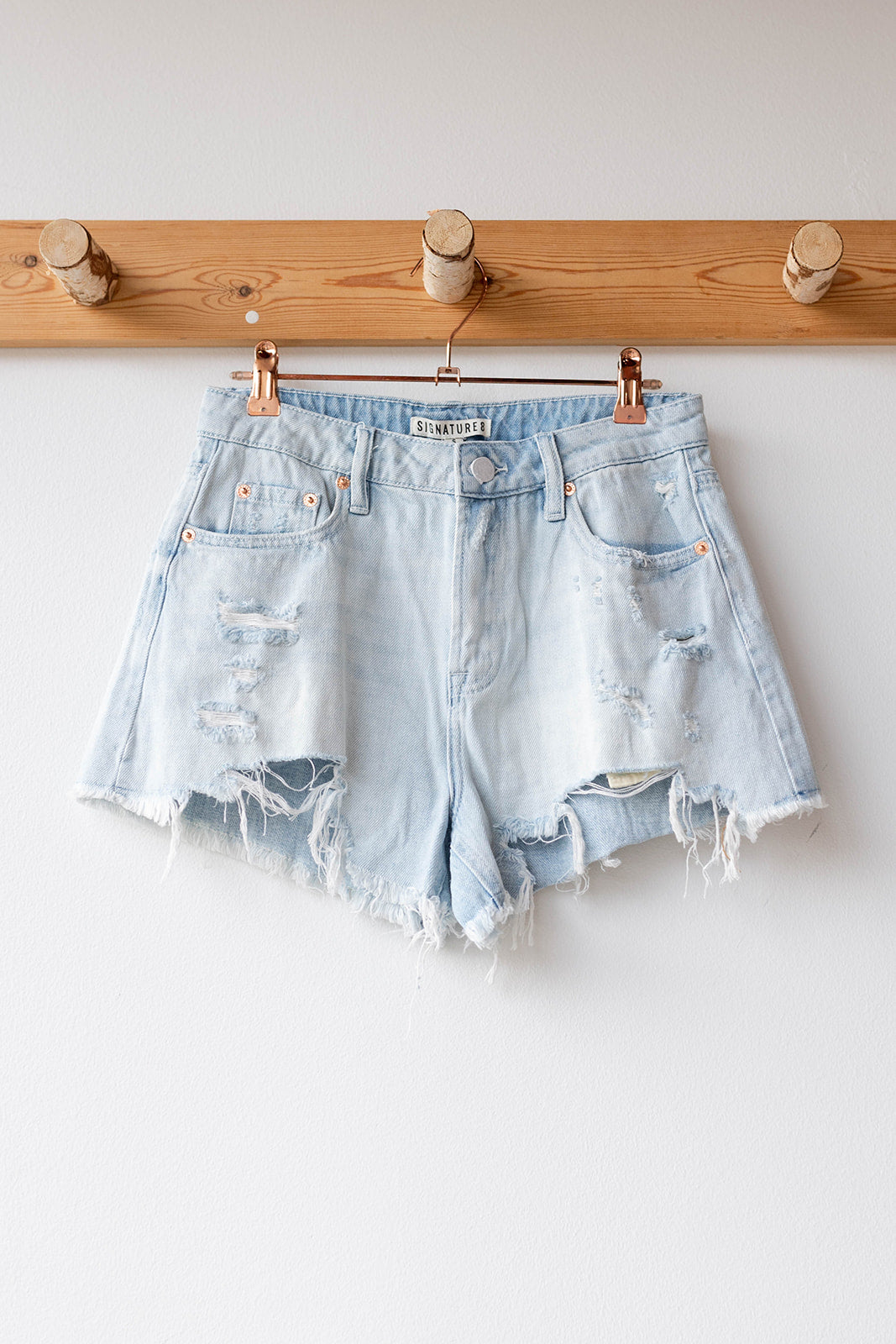 mode, hadlee denim shorts