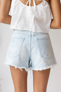 mode, hadlee denim shorts