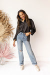 mode, cassie super high rise straight