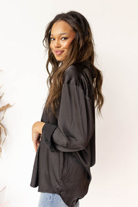mode, shay satin blouse