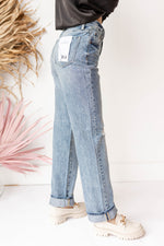 mode, cassie super high rise straight
