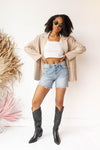 mode, wren super high rise shorts