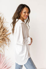 shay satin blouse