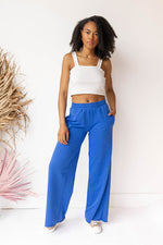 wide leg sweat pants