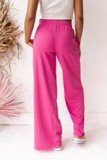 mode, wide leg sweat pants