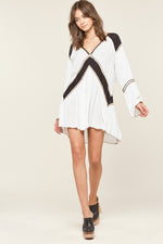 mode, topaz dress