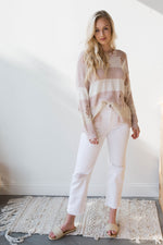 mode, summer night walks sweater