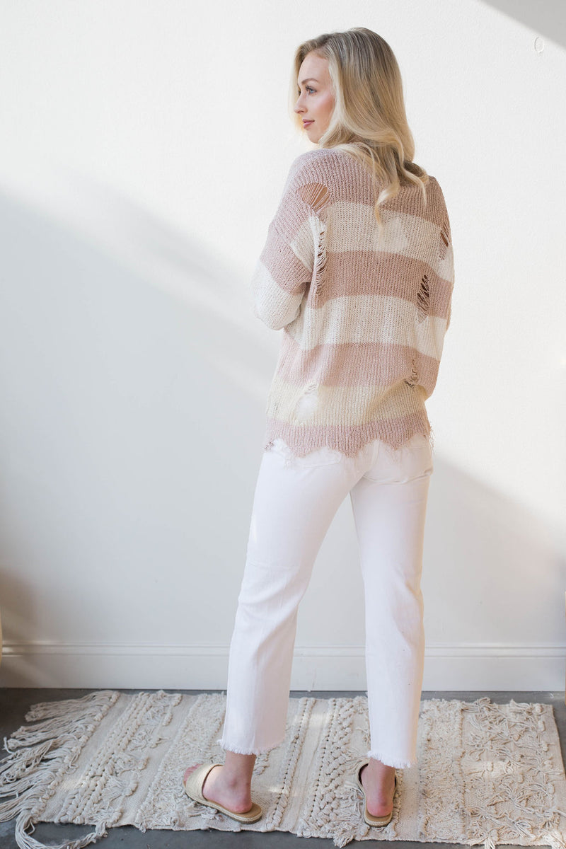 mode, summer night walks sweater