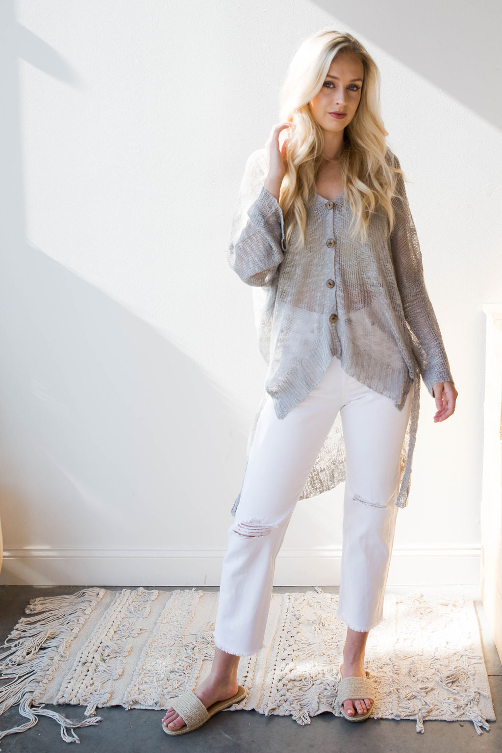 mode, optimistic light weight cardigan