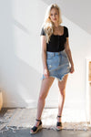 mode, jupiter ribbed button down bodysuit