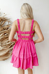 mode, smocked ruffle dress
