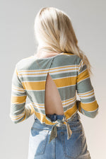 mode, on the horizon knit top