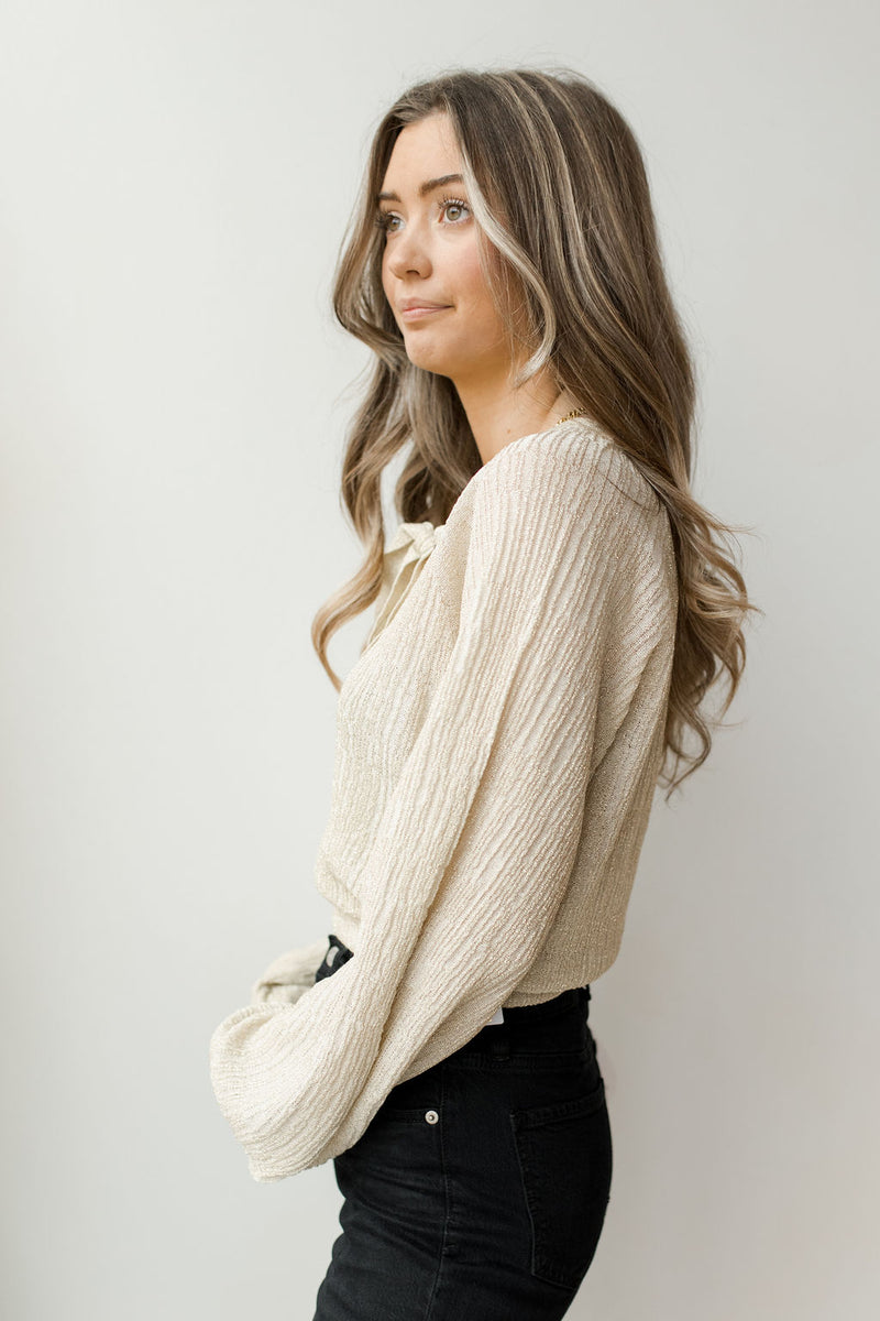 mode, sparks fly knit top