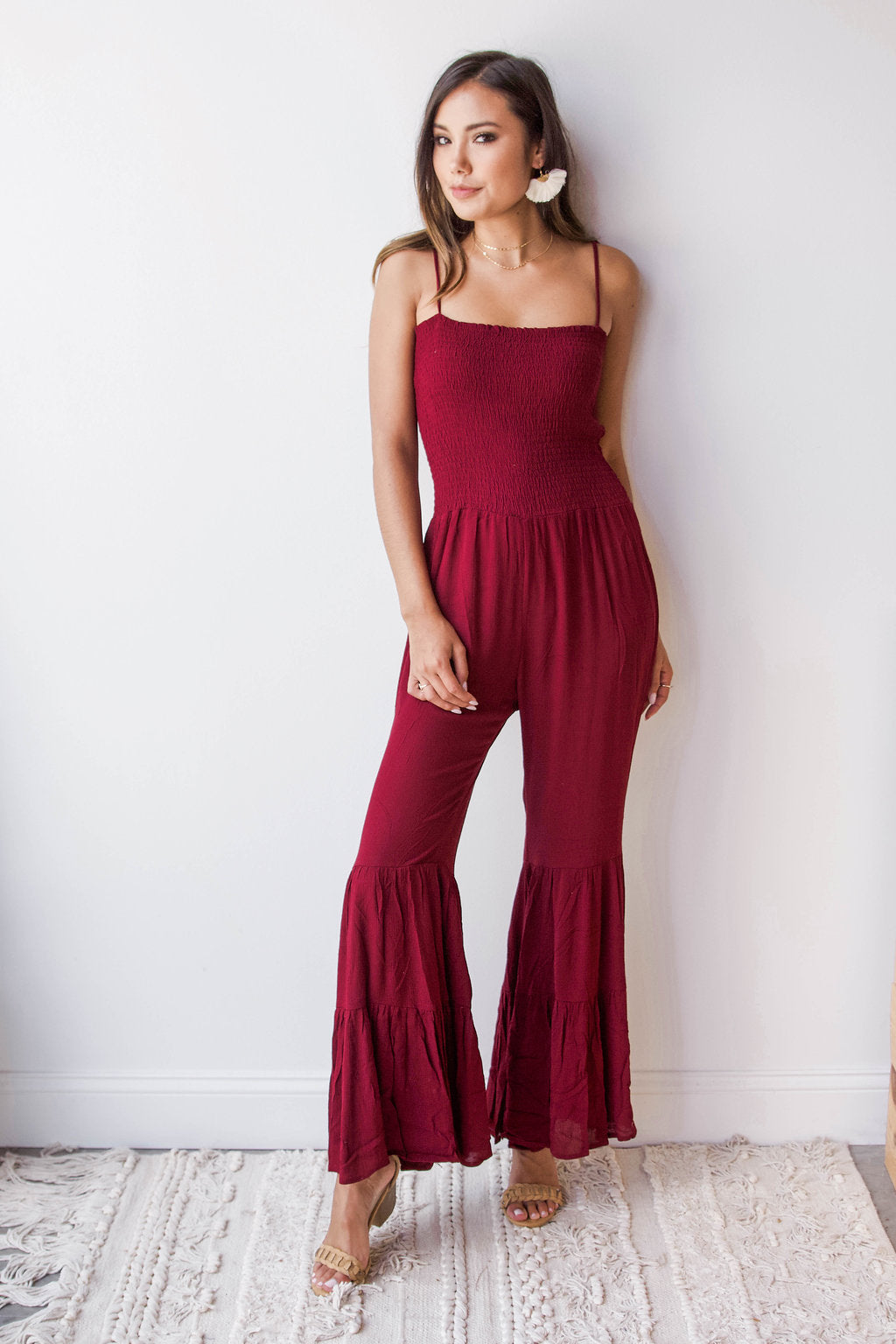 mode, with the flow jumpsuit