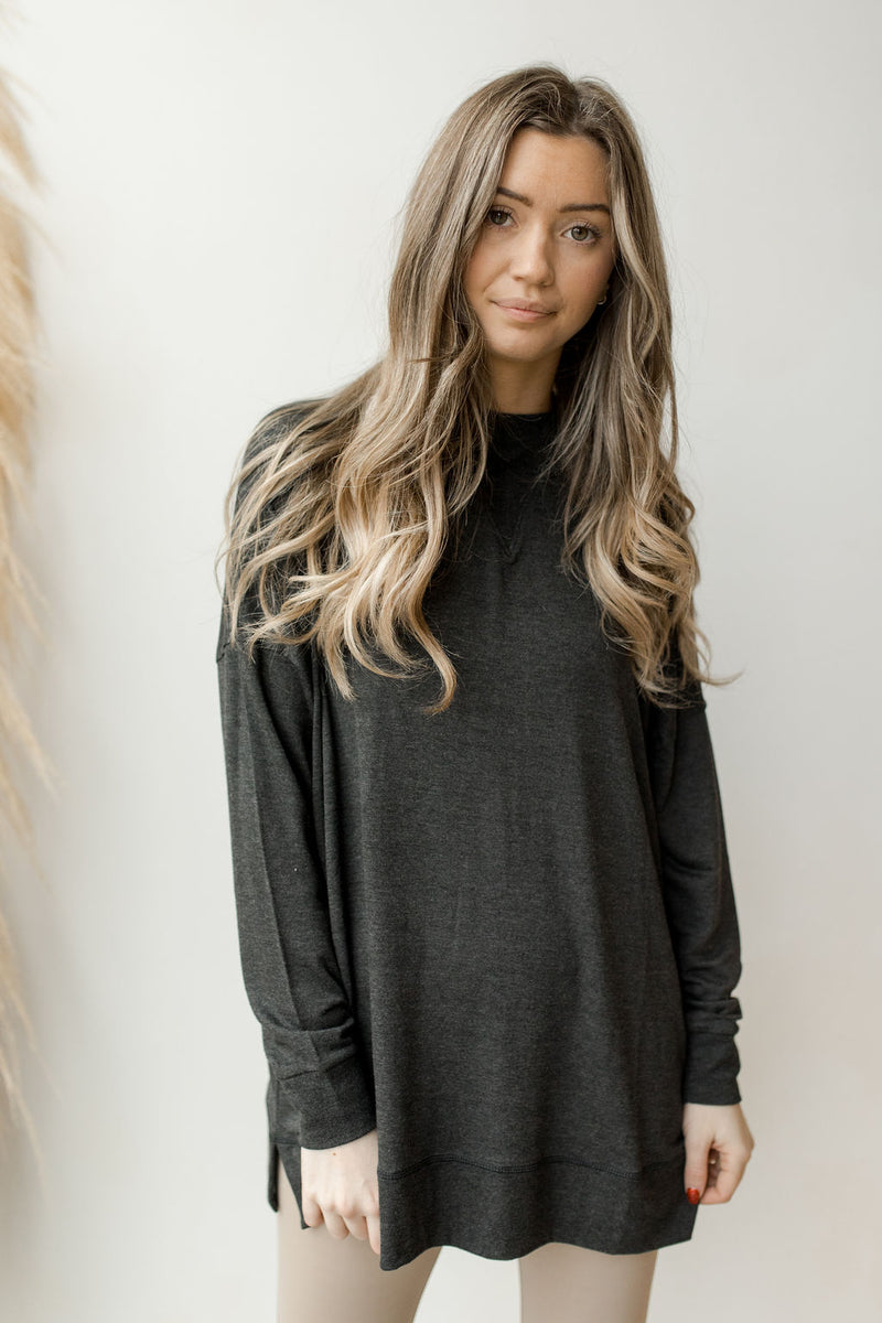 mode, oversized brushed hoodie