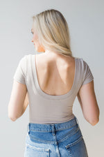 mode, jupiter ribbed button down bodysuit