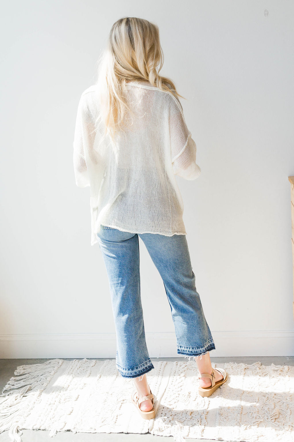 mode, out the door lightweight cardigan