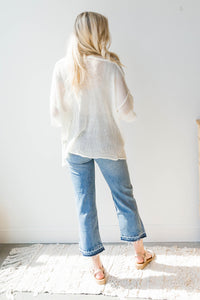 mode, out the door lightweight cardigan