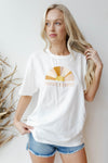 mode, radiate kindness oversized tee