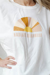 mode, radiate kindness oversized tee