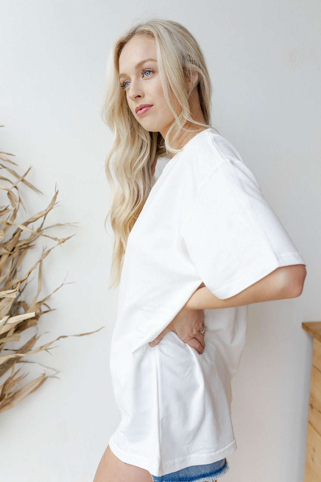 mode, radiate kindness oversized tee