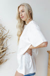 mode, radiate kindness oversized tee