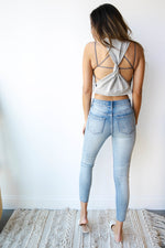 mode, pat on the back crop tank