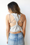 mode, pat on the back crop tank