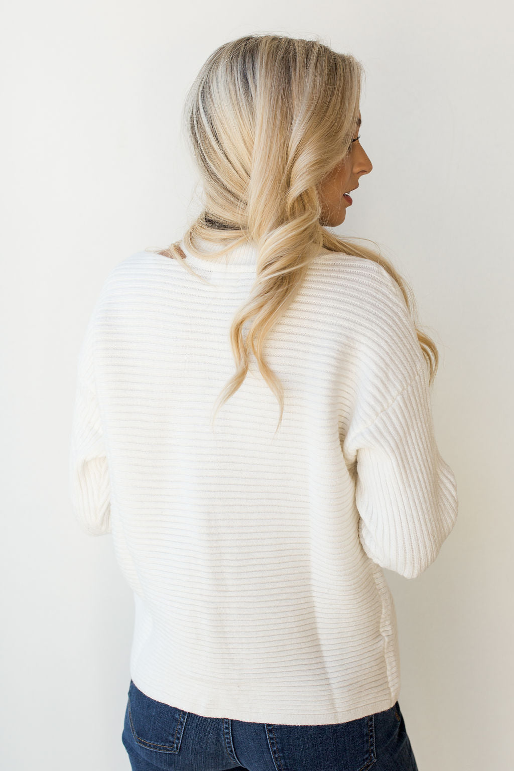 mode, Heather slit sweater