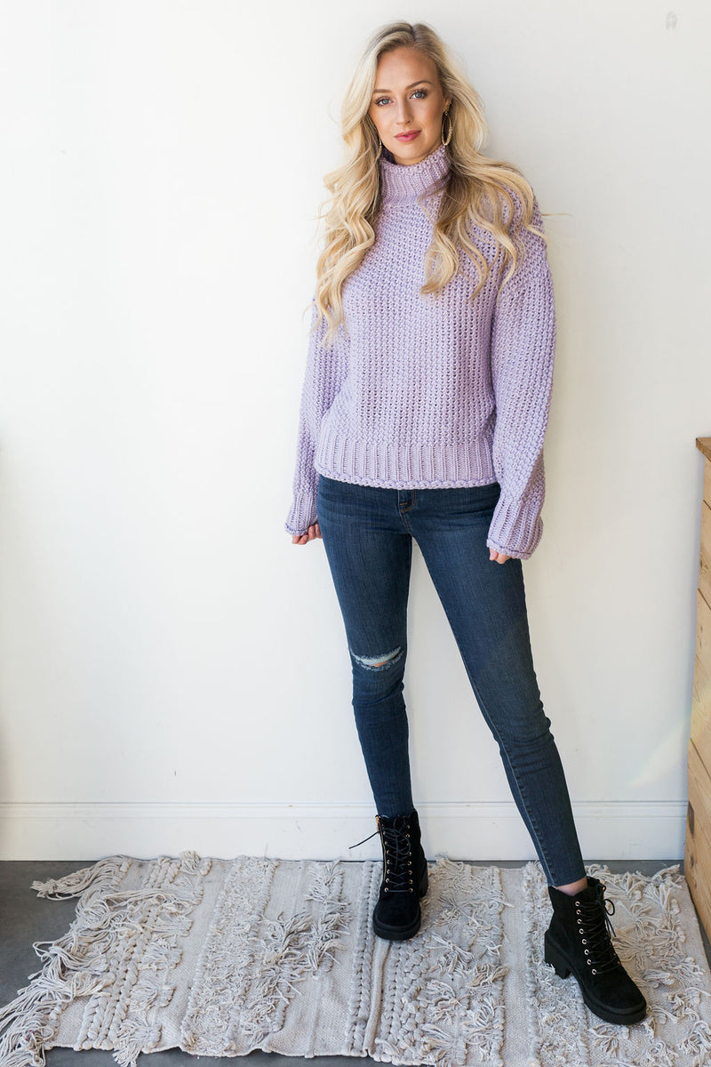 mode, let's fly away knit sweater