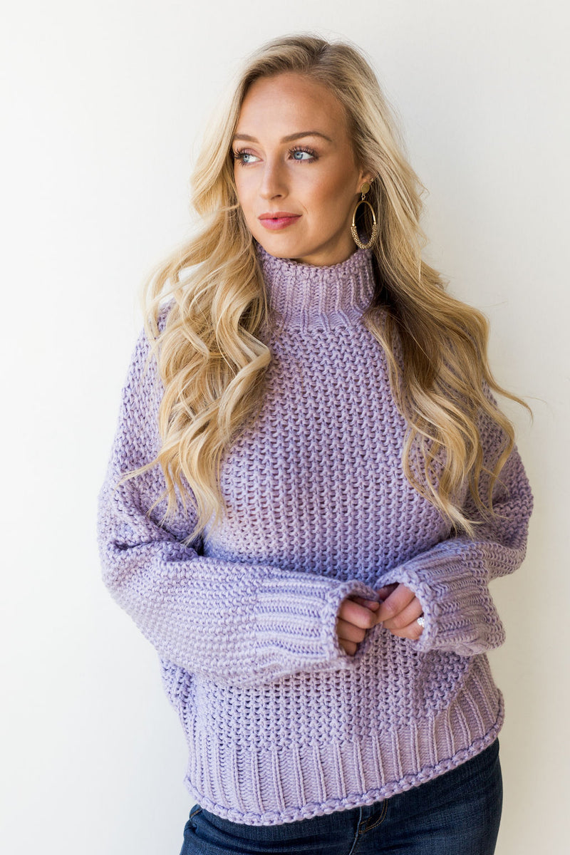 mode, let's fly away knit sweater