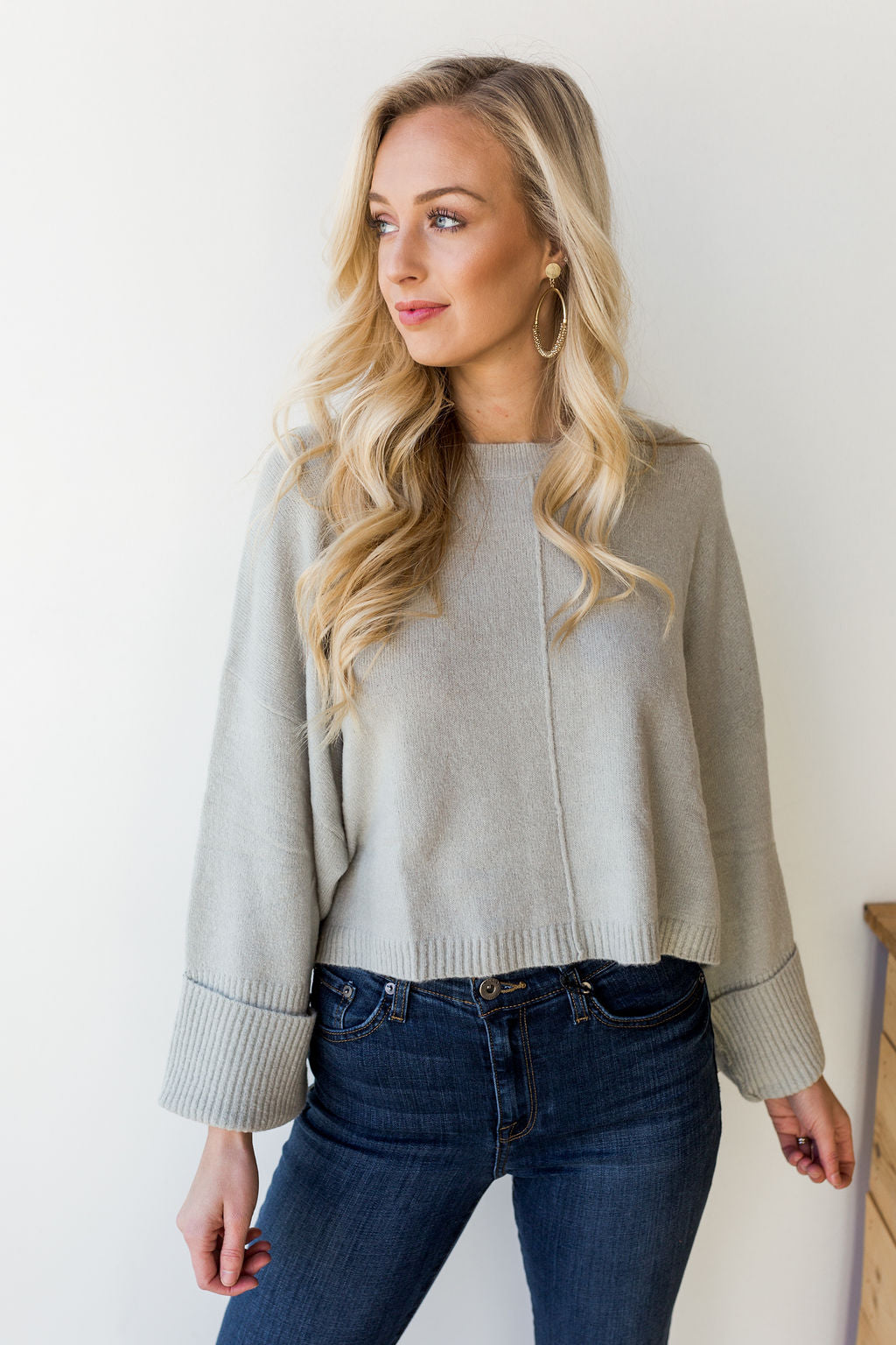 mode, wrap your arms around me sweater