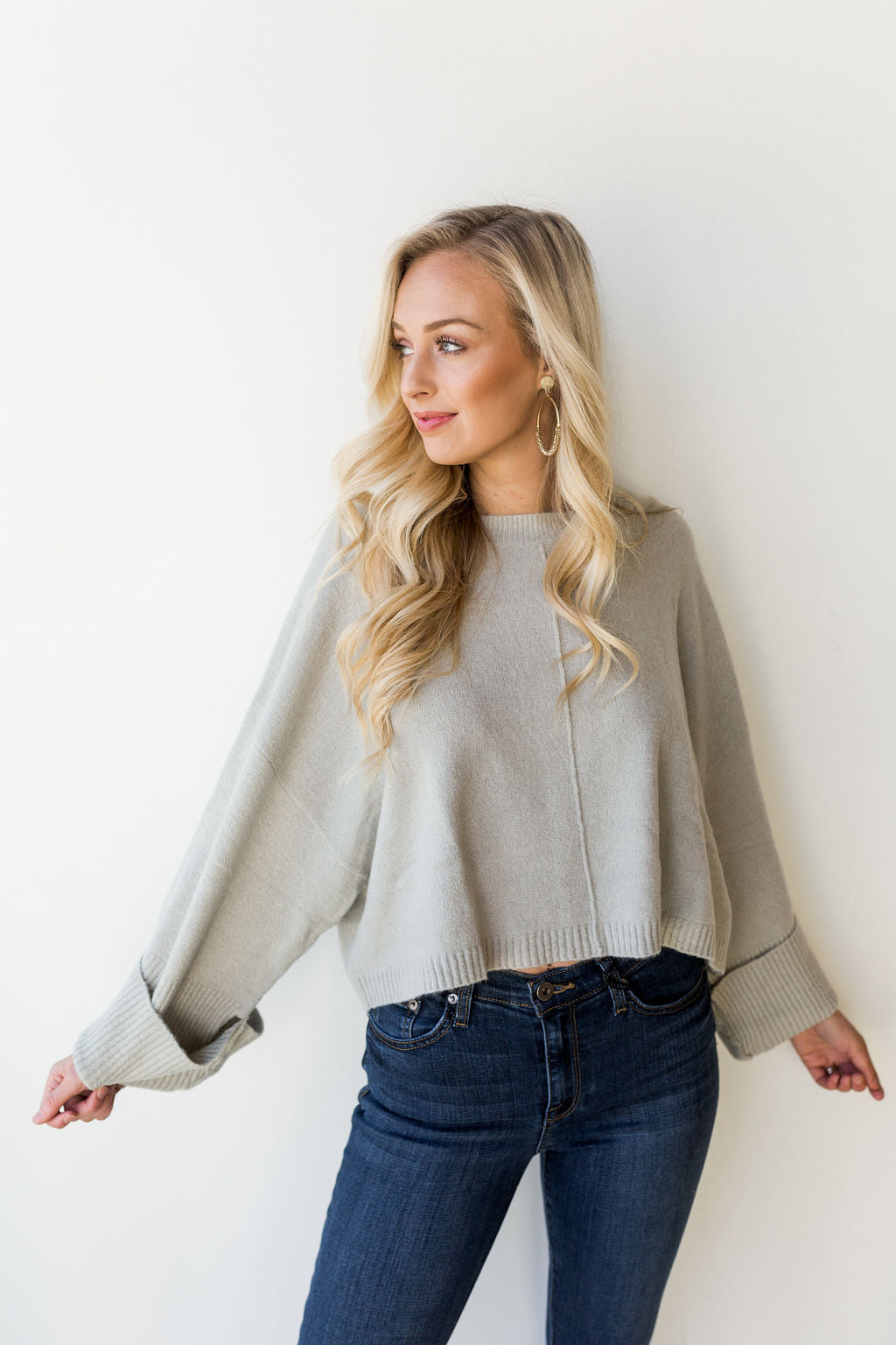 mode, wrap your arms around me sweater