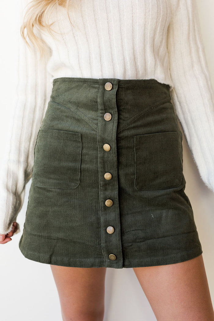 mode, Sarah cord skirt