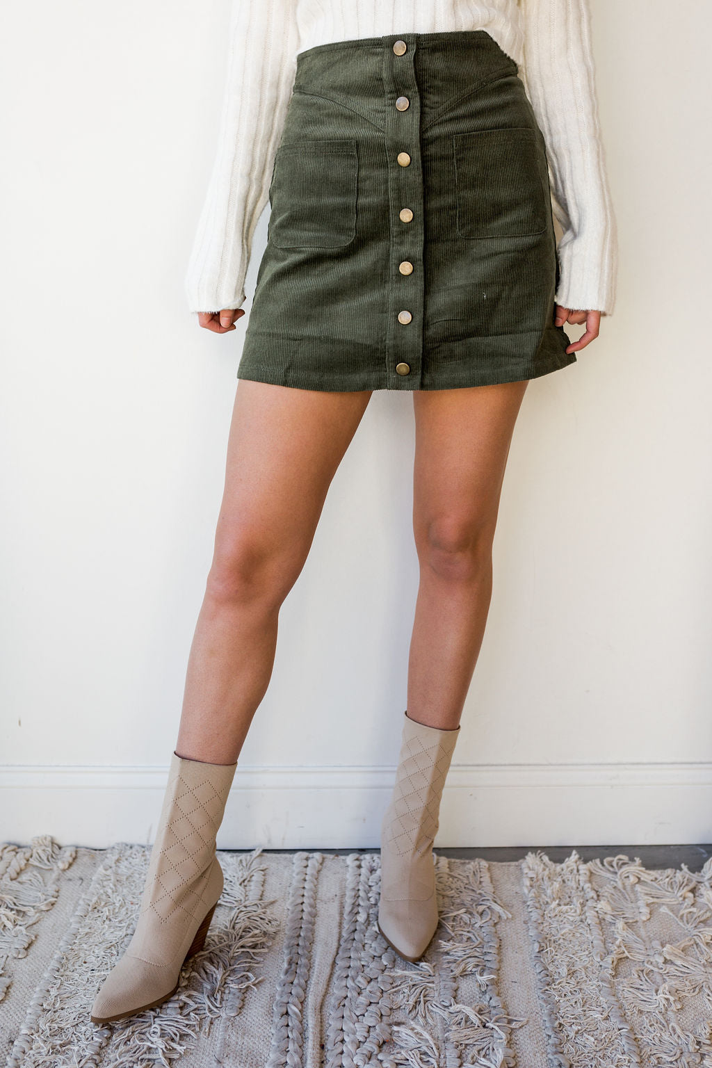 mode, Sarah cord skirt