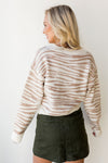 mode, open heart v neck sweater