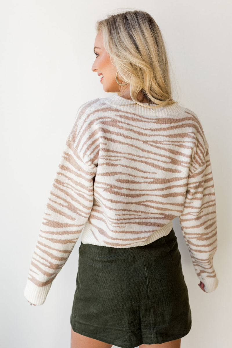 mode, open heart v neck sweater