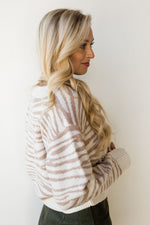 mode, open heart v neck sweater