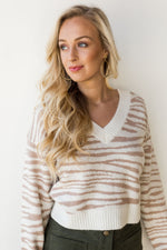 mode, open heart v neck sweater