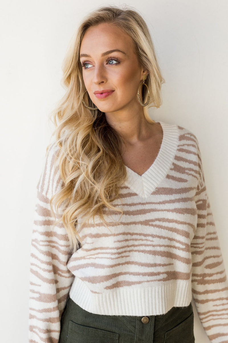 mode, open heart v neck sweater
