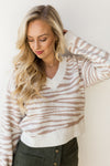 mode, open heart v neck sweater