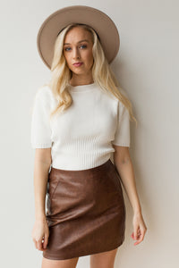mode, Still in love textured skirt