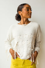 mode, ribbon dancer sweater