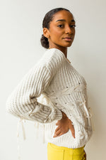 mode, ribbon dancer sweater
