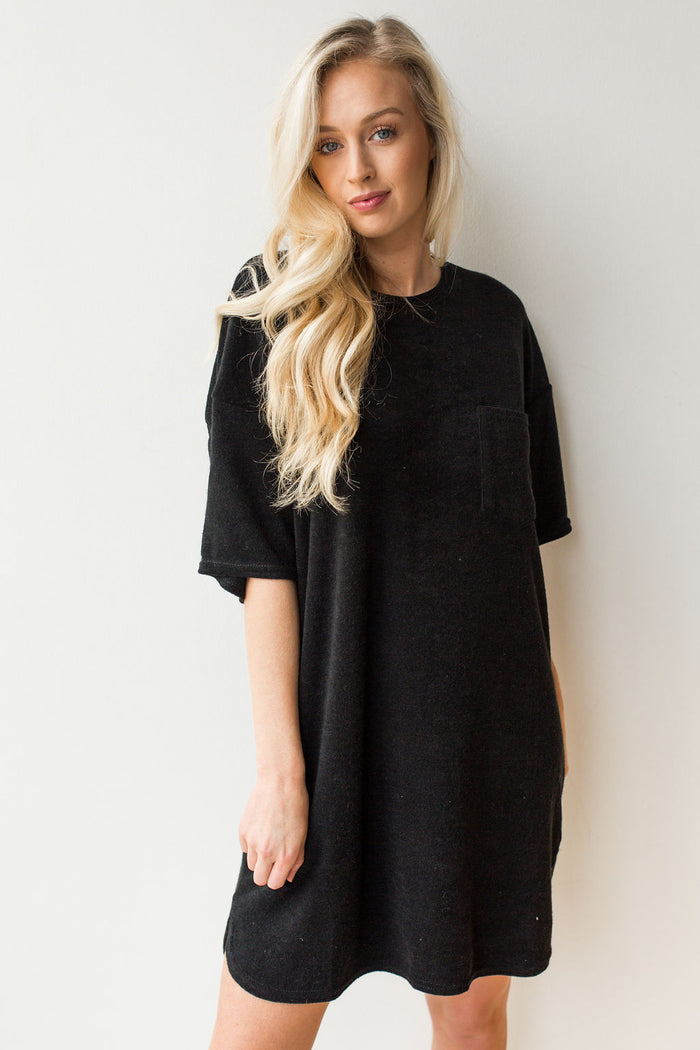 mode, soften up t-shirt dress