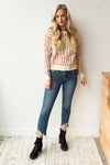 mode, color weave sweater
