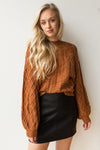 mode, modern femme vegan suede