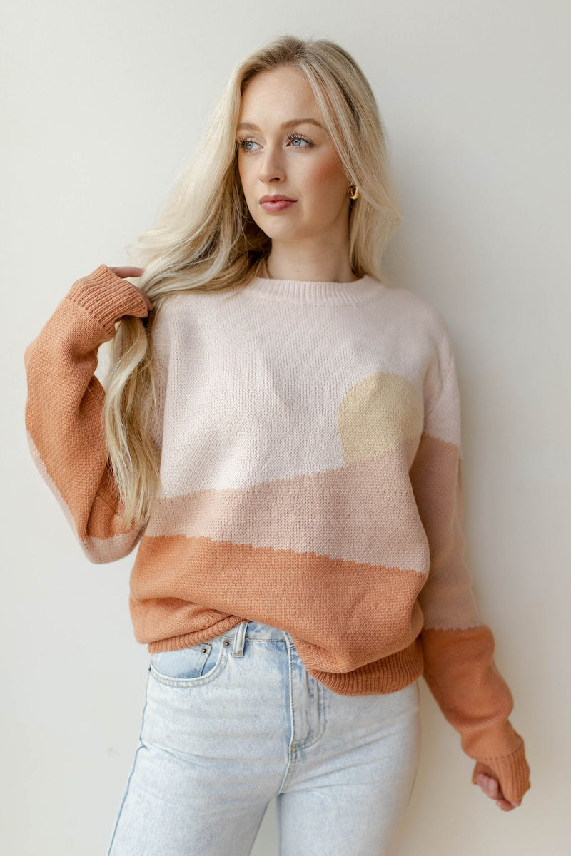 mode, sunrise sweater