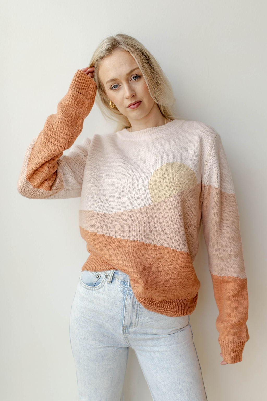 mode, sunrise sweater